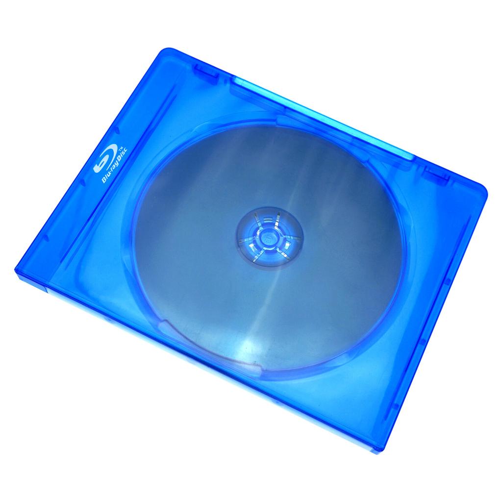 CD DVD Blu-Ray Zwei-Disc Plastik Aufbewahrungskassette 11mm Leere Hülle Cover