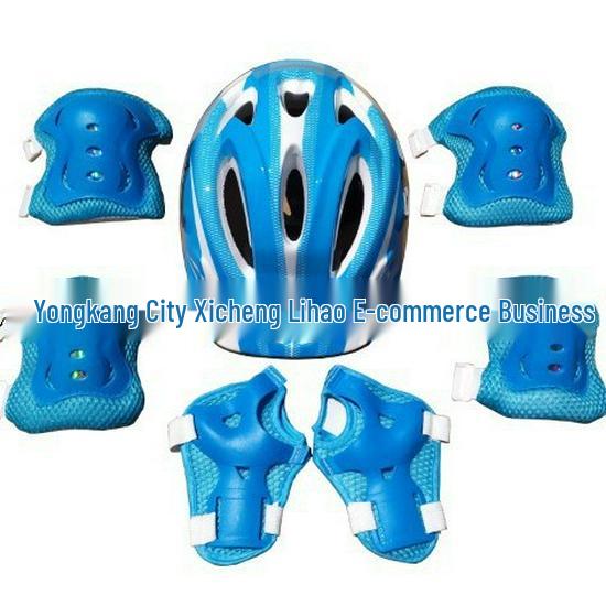 Dětská 7dílná bezpečnostní sada pro helmy, kola, brusle a skateboardy