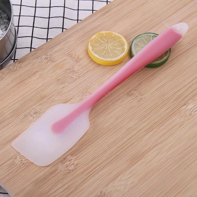 Silicone Spatula Cream Butter Cooking Baking Spatula Heat Resistant Utensils Scrape Decorator Translucent Kitchen Baking Tools