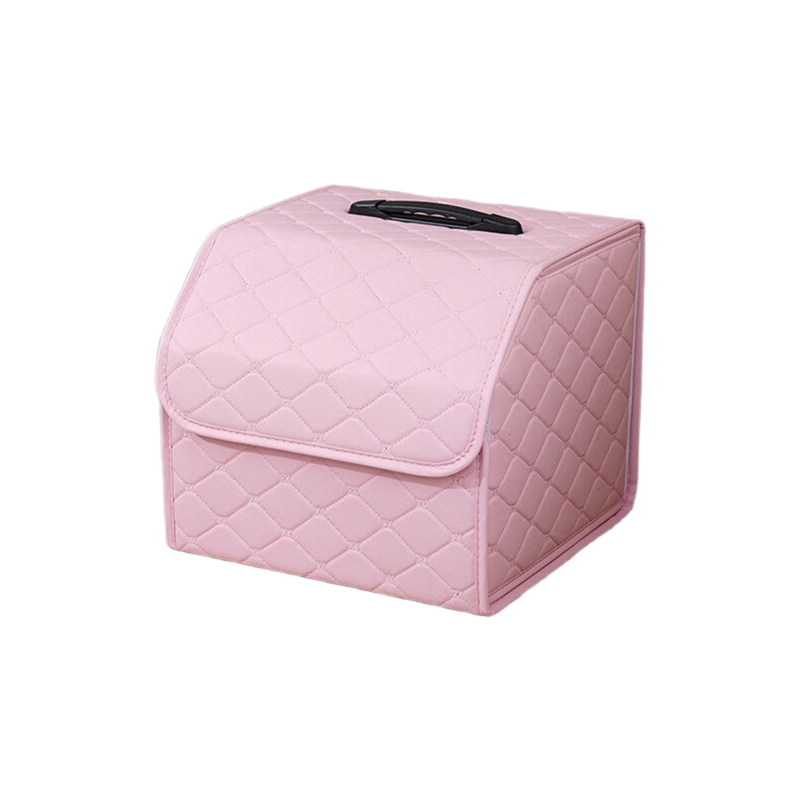 

Space Saving Car Trunk Storage Solution Vehicle Trunk Organizers Revitalizes Car Interior Ensures Trunk Cleanliness рожевий