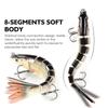 8 Segments 10cm Sinking Wobblers Vibrating Jointed Crankbait Prmeium Hard Vibrating Lures  Trolling