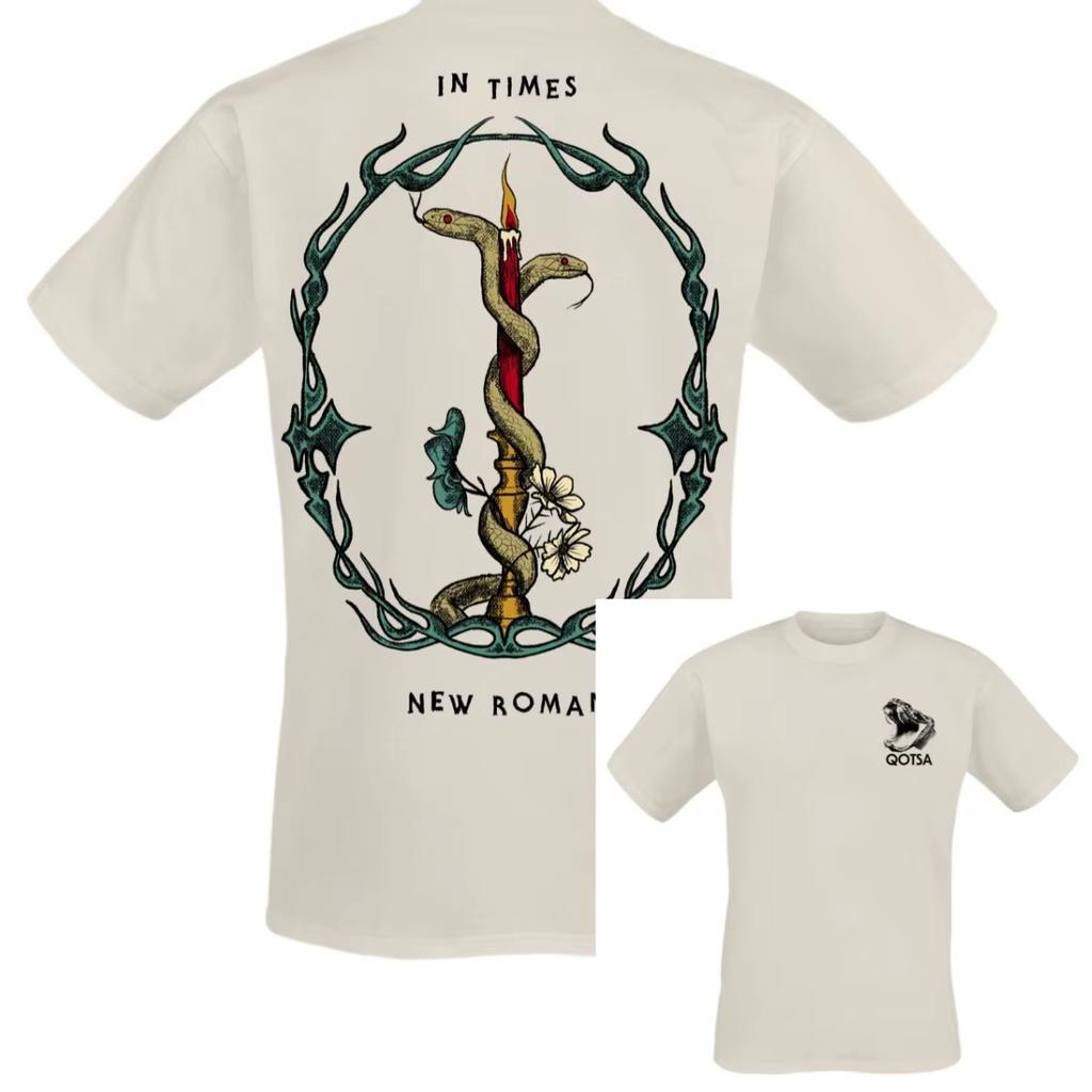 Hot Sale Era Vulgaris Queens of The Stone Age Graphic Print T-Shirt Men Women Metal Rock Band Summer New Tee Loose Casual Oversized Streetwear Top
