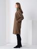 Pin Black Bar-Code Long Hood One-Piece Brown