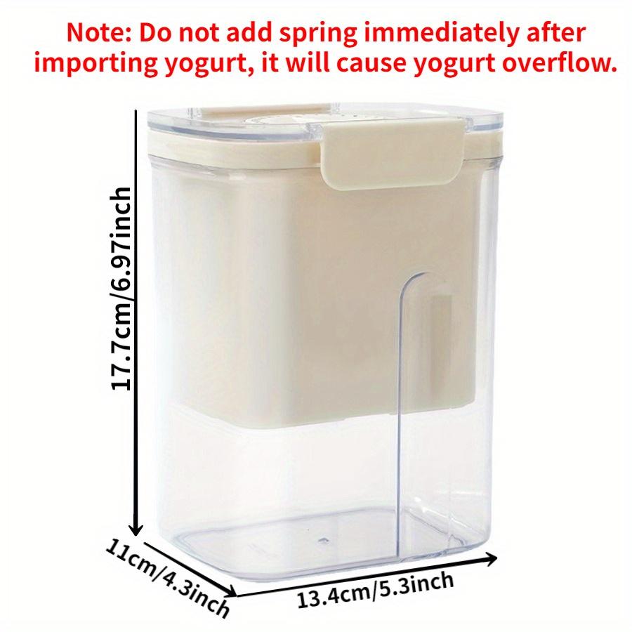 1PC Filtro per yogurt Separatore di siero di latte Macchina per yogurt multifunzionale Ciotola per yogurt fatta in casa Filtro di scarico dell'acqua refrigerata