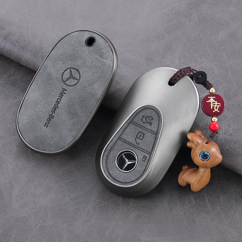 PZQ2   Fashion Car Remote Key Case Cover Shell For Mercedes Benz A C E S G Class GLC CLE CLA GLB GLS W177 W205 W213 W222 X167 AMG
