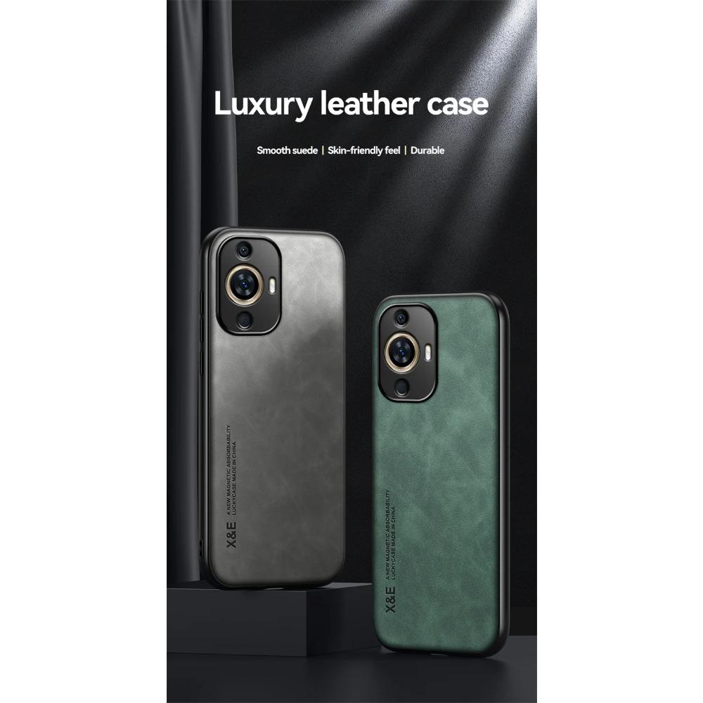 Shockproof Case for Huawei Nova 12 SE 12S Nova 11 Pro 11i 10 SE Protective Cover Built-in Magnetic Car Holder Textured Business Full Protection Cover