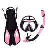 Longchan Large Frame Snorkeling Set (Mask, Snorkel, Long Fins)