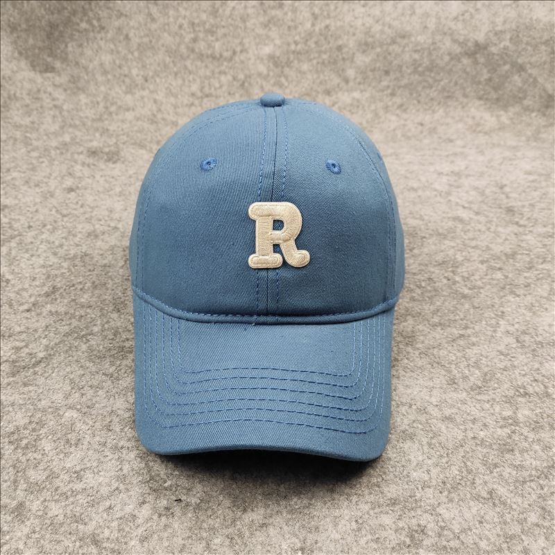 Large head circumference large size hat men's and women's soft top letter baseball cap four seasons men's cap R word