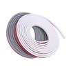 3/5Meters Pvc Floor Cord Cover Sheaths Flexible Electrical Conduit Cable Protectors Self-Adhesive Cable Hiders