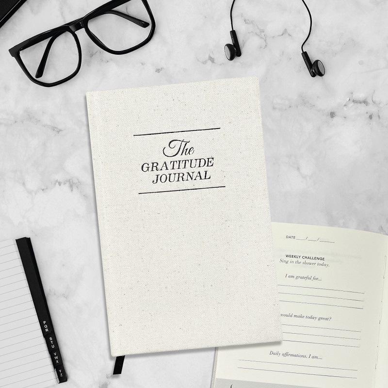 A5 Linen Cover Gratitude Journal Planner