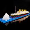 City Serie Titanic Kreuzfahrtschiff Bausteine Modellboot Steine Konstruktionsspielzeug für Jungen Mädchen Kinder Geburtstagsgeschenk Heimdeko