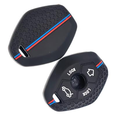 Silicone Remote Car Key Cover Holder Key Case For Bmw E46 E39 E53 X5 X3 E83 X3 Serie 7 5 3 330I Accessories Keychain