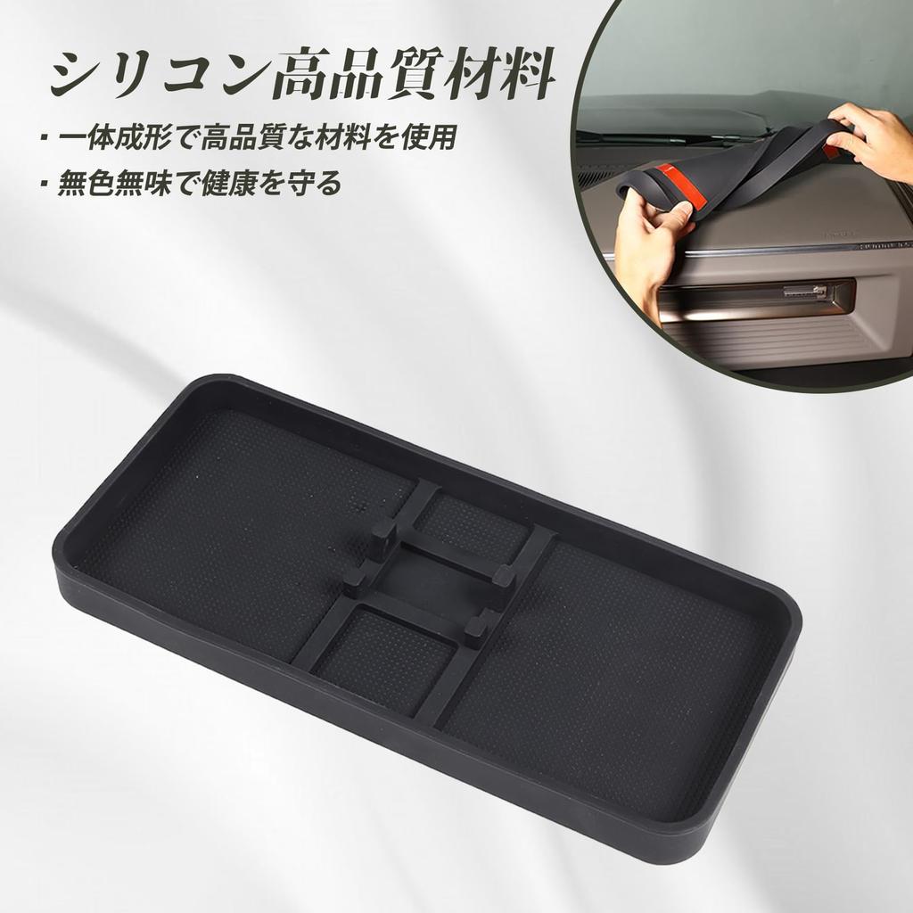Hcilloend Multifunctional Car Dashboard Tray with Smartphone Storage Small Item Meter Large Easy Car Accessories X Multi-Tray, Stand, Box, Organizer,
