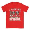 Unisexs 100 Days of School Boys 100th Day of School Football T Shirts  Cotton Clothing Humor Short Sleeve Plus Size TShirt