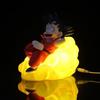 Anime Dragon Ball Cute Figure Goku Light-Emitting Room Model Ornament Doll Collect Decoration Toys Gift
