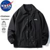 NASA MARVEL Herren Locker Geschnittene Revers Workwear Jacke