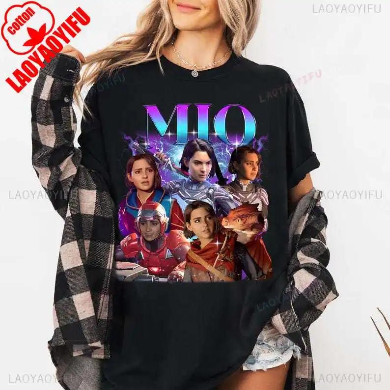 Mio Split Fiction Shirt Fantasy Gaming Character TShirt Video Game Merchandise Gamer Girl Tee Summer Cotton Shirts Yk Top