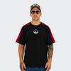 Adidas Originals Trefoil Stripe Circle Sports Short Sleeve T-Shirt Men Tops Black GD2123
