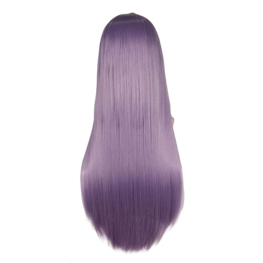 Female Colourful Cosplay Wig Heat Resistant Fiber Anime Party Wigs Long Straight Synthetic Wigs