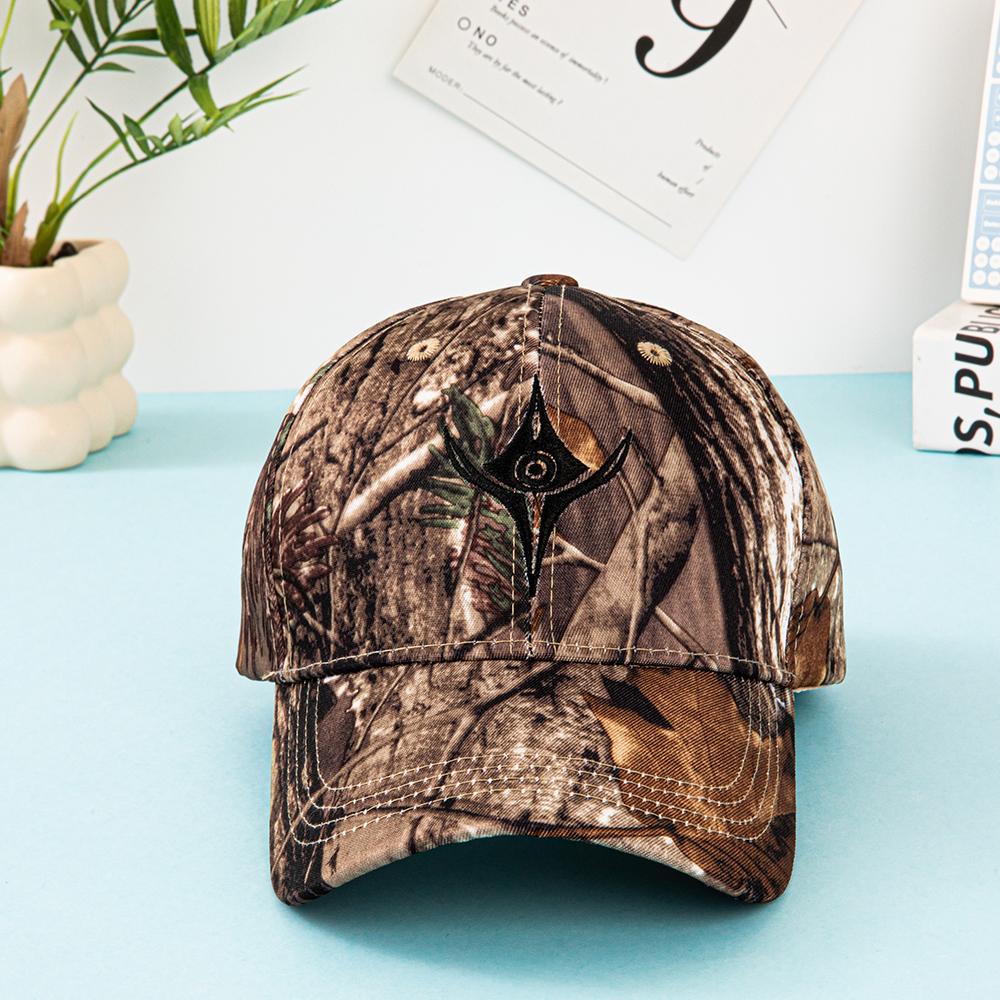 Yiran bag Europese En Amerikaanse Zomer Buiten Baseballpetten, Blad-Geprinte Jungle Camouflage Petten, Heren En Dames Camouflage Baseball C Adjustable&>8Y