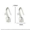 Tulip & Rose Flower Ear Hooks: Women's Japanese-Korean Forest Style Luxury Earrings