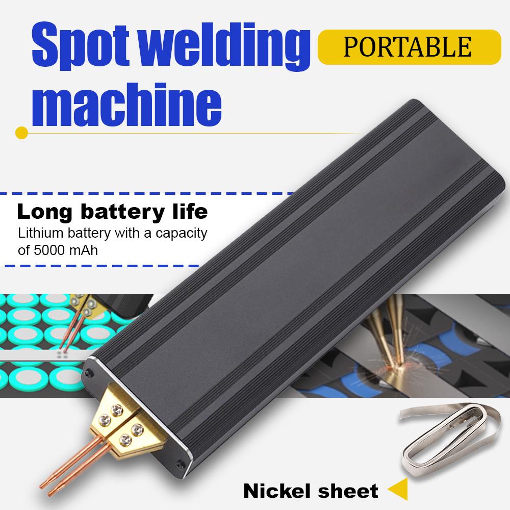 Portable Handheld Battery Spot Welding Machine 18650 Lithium Battery Nickel Sheet Spot Welder Aluminum Welding Head