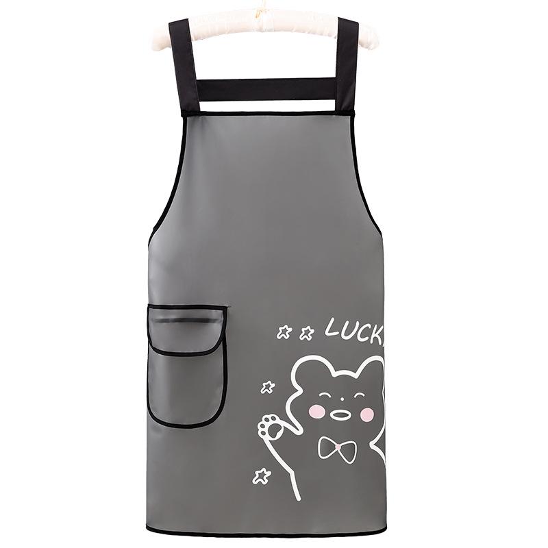 Stylish Waterproof & Oil-Proof TPU Kitchen Apron - Translucent Waist Apron for Cooking, Aquatic Tasks, and Car Wash