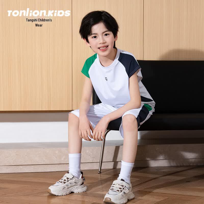Tangshi Boys  2026 Summer Vest  Shorts Sports Set 130