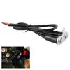 12V Stainless Steel Motorcycle Handlebar Switch LED Modification Bracket Control Push ButtonWith