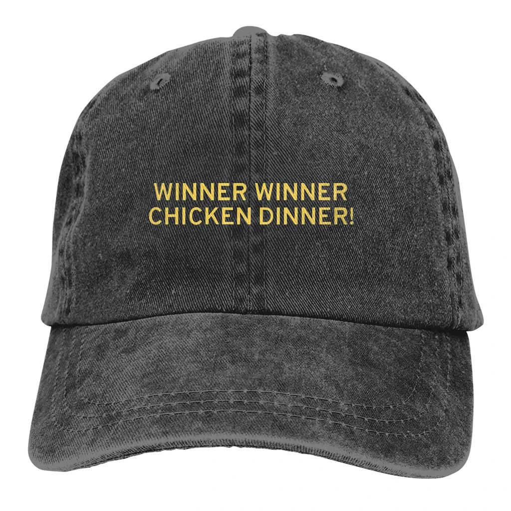 Winner Winner Chicken Dinner Battle Baseball Cap Men PlayerUnknown's Battlegrounds PUGE  Caps colors Women Summer Snapback Caps