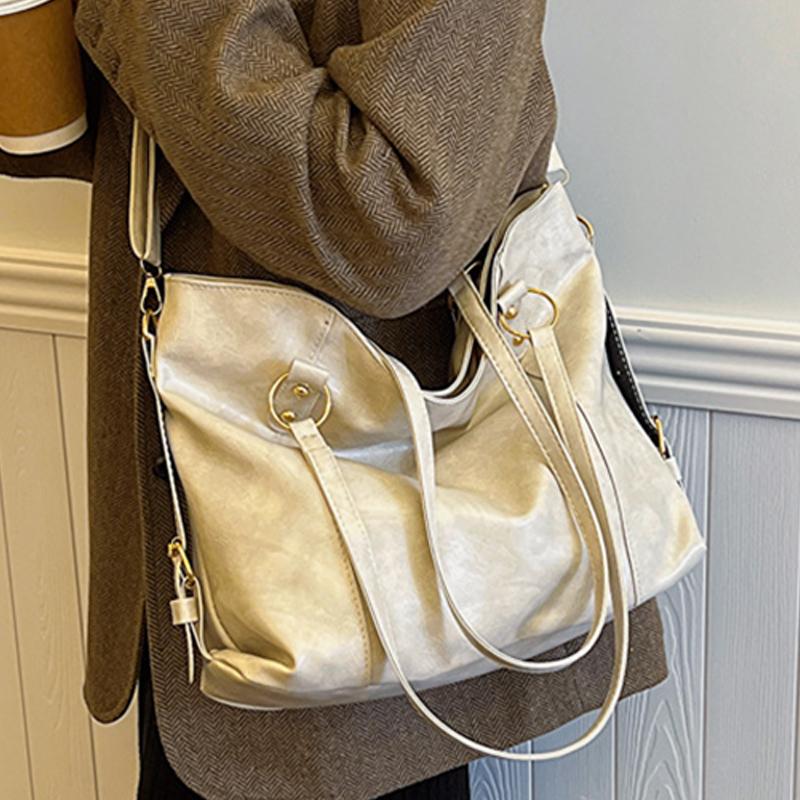 Fashionable Large Capacity Fashionable Retro Women S Shoulder Bag  Tote Bag