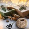 Natural Jute Twine 1.5 mm/2.5mm,(100M/28M) Natural Hemp Twine for Craft Gift Wrapping Packing Gardening Arts Decoration Wedding Decor