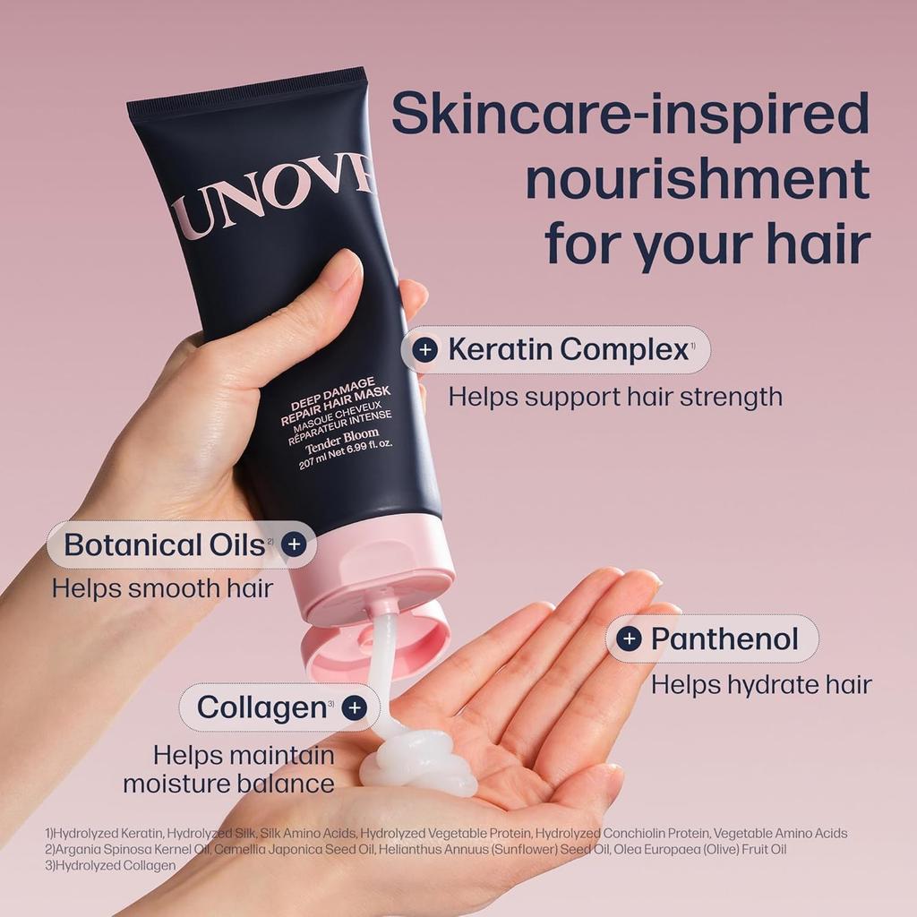 Unove Tiefenreparatur Shampoo 500ml / Spülung 207ml