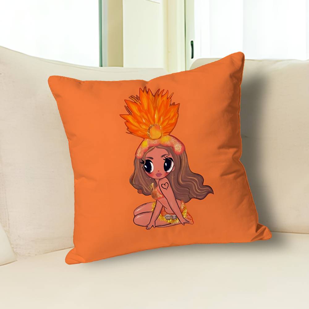 K-Karol G Tropicoqueta Various Sizes Square Pillow Case For Car Home Bedchamber Decor Custom Valentine gift