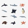 Young Toys Dynamic 12-Piece Mini Figure Set: Choose Dinosaur, Marine Life, or Insects