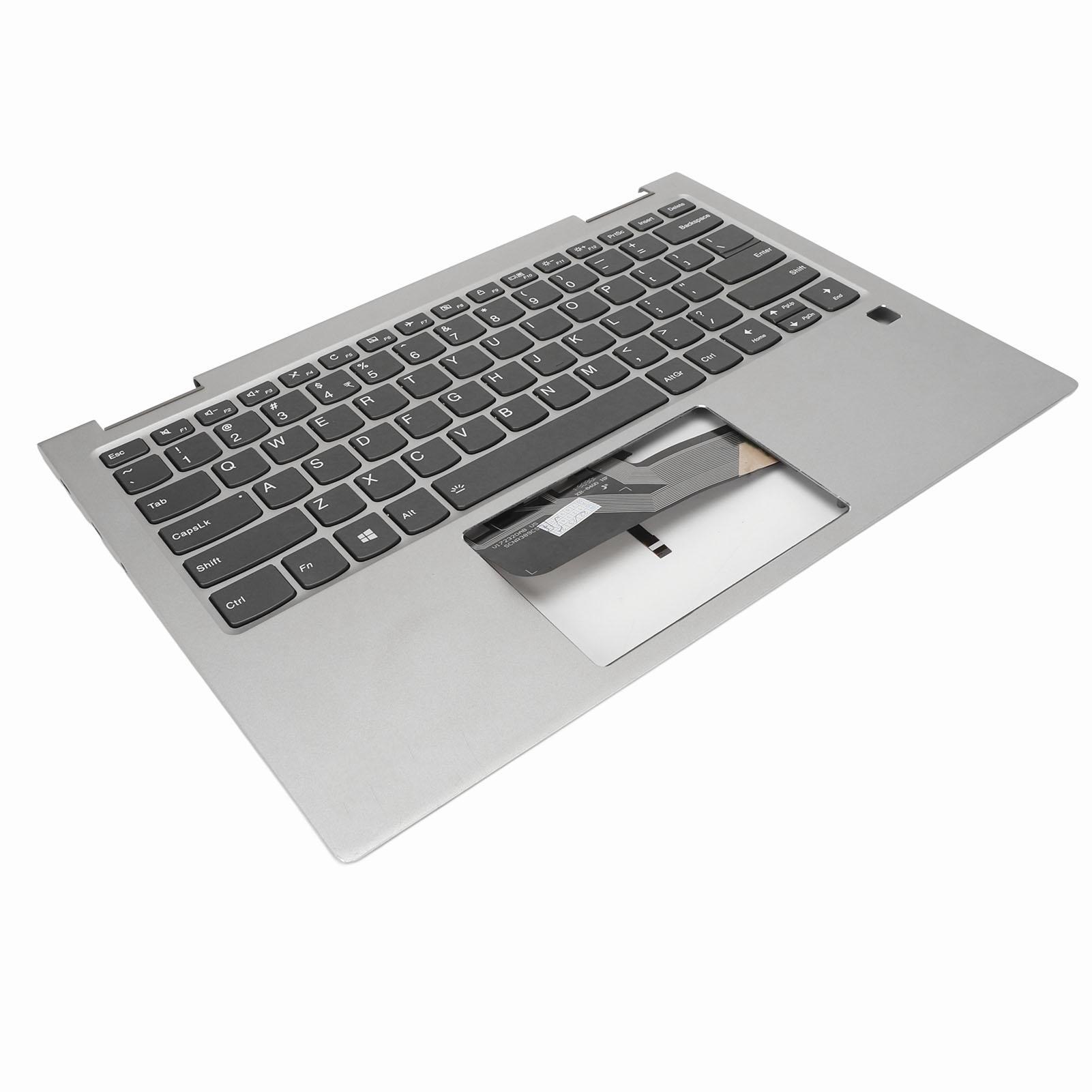 

Клавиатура для Yoga Серебристый цвет Износостойкий Прочный металл с подсветкой Подставка для рук ноутбука для Yoga