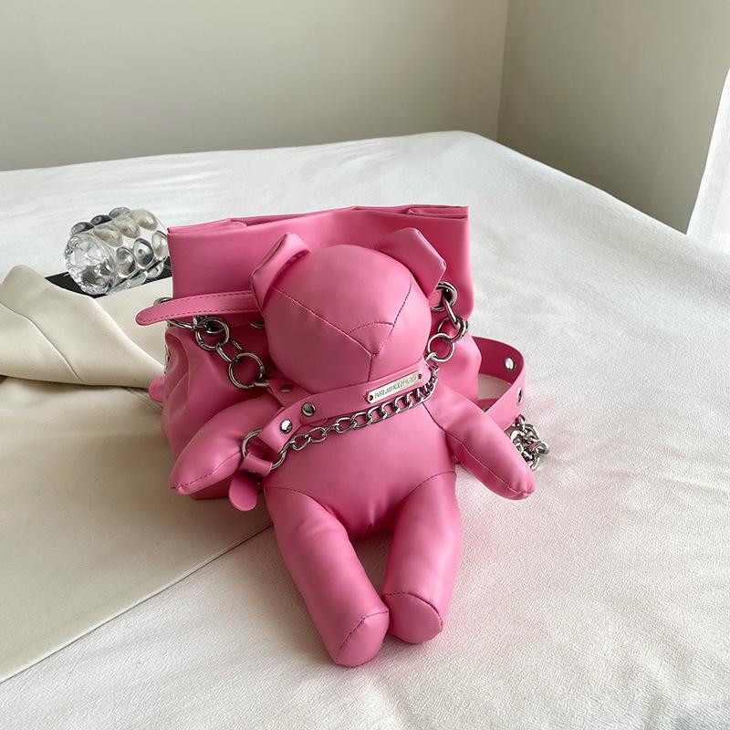 

Женская сумка, повседневная мода, милый медведь, сумки через плечо для женщин, роскошная дизайнерская сумка, индивидуальное творчество, модные сумки