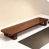 Solid Wood Monitor Stand Riser with Desktop Storage Organizer