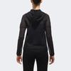 Adidas Performance Hollow Mesh Hooded Lightweight Jacket Women Outerwear Black CV5489