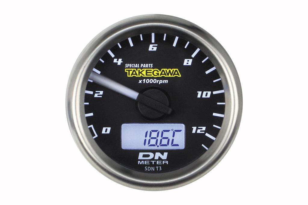 Special Parts Takegawa Small DN Tachometer 12500RPM Rebel 250 (TAKEGAWA) 48 (MC49)/500 (PC60) 05-05-0119