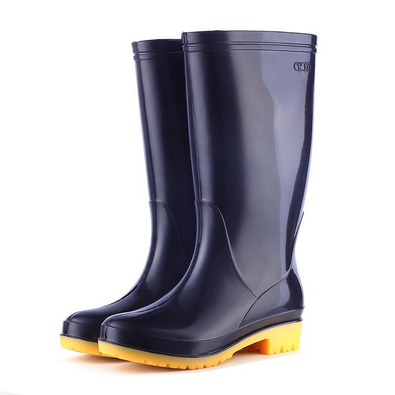 Spring and Summer Low-heeled Women's Special Rain Shoes Waterproof and Non-slip Women's Pvc High Rain Boots Women's Models