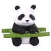 8pcs Micro Landscapes Resin Miniature Panda Figurines Cartoon Lifelike Panda Ornament Handmade Cute Animal Statues Yard