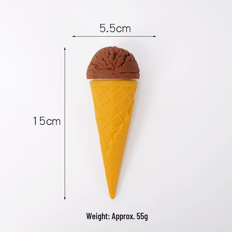 Creative DIY Ice Cream Cone Model Toy - Fun Dessert Decoration Prop