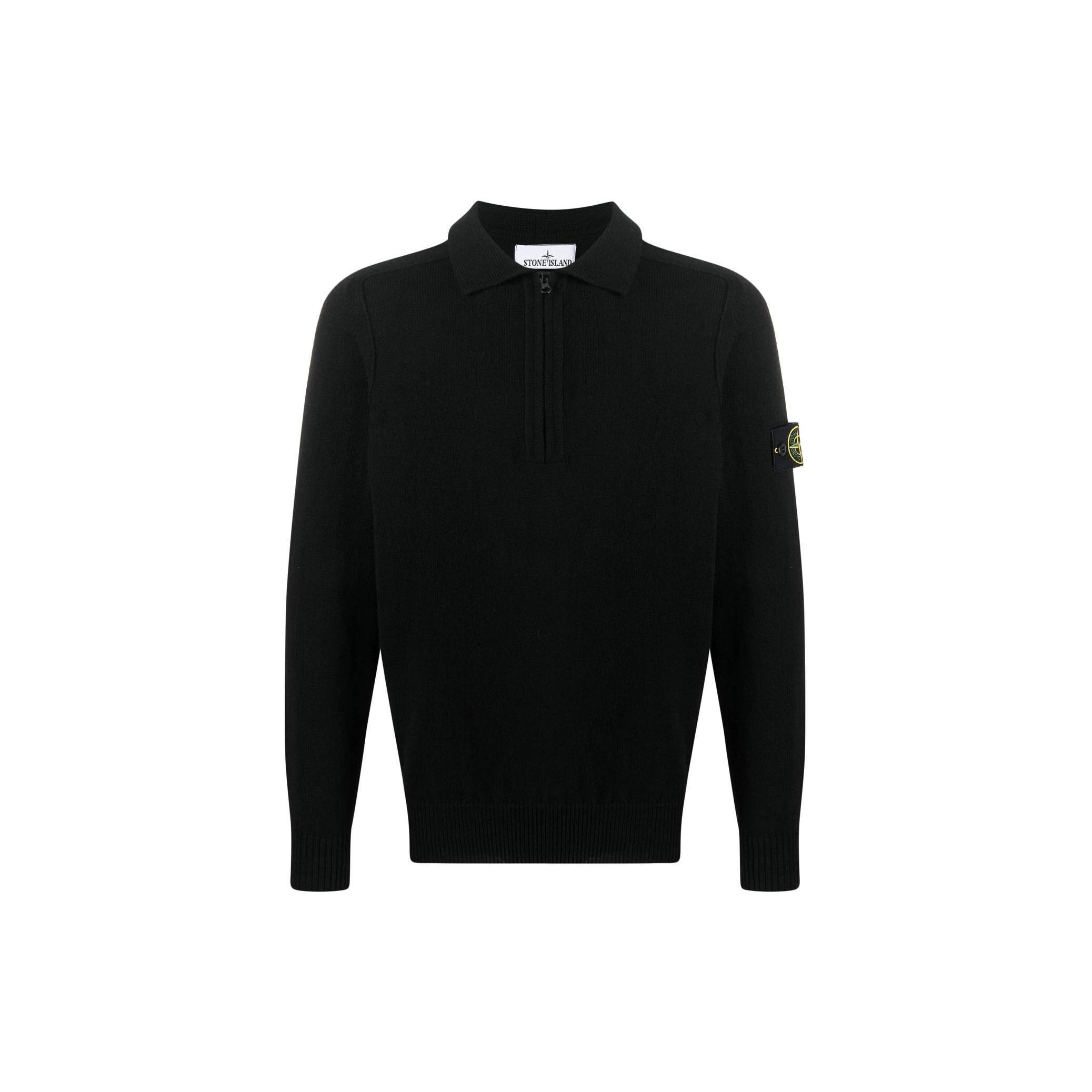 

Stone Island Ss23 Solid Color Long Sleeve Knit Sweater Unisex sweater Black 7815529D3-V0029 M