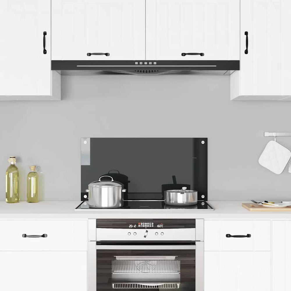 Kitchen Backsplash 80x40 Cm Tempered Glass