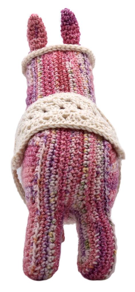 NASKA Amigurumi Kit Lana the Horse (using Knifemela Anares Medium) HT-34 Design by Elta Design (Hiroko Takeda)