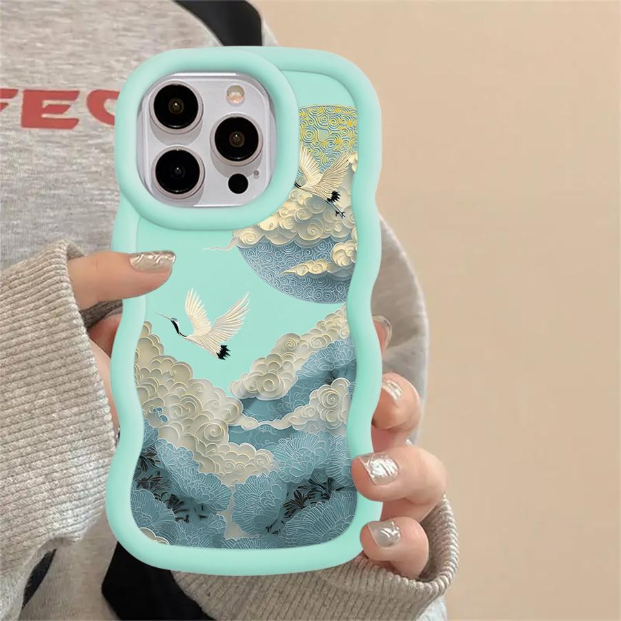Mountain Art Case for iPhone 17 Air 13 XR 15 Plus 16 Pro Max 11 14 8 12 Soft Phone Cover