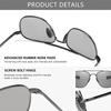 Photochromic Discoloration Sunglasses Military Style Pilot Aviator Sunglasses for Men Polarized UV400 Protection [SUNGAIT] SGT285QBS-JP