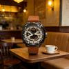 Men'S Watch Casual Belt Quartz Watch Men'S Hollow Literal Personality Temperament Fashion Watch