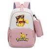 Pokemon Cartoon Printed Backpack Pencil Bag Elementary School Student Junior School Bag Backpack